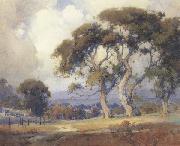 unknow artist Oaks in a California Landscape oil painting artist